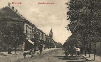 Keszthely, Kossuth Lajos utca. Sujánszky József kiadása (EK)