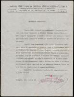 1916 Bp., A Magyar Szent Korona Országai Vöröskereszt-Egyletének Ferenc Salvator herceg által adományozott kitüntetésről szóló levele