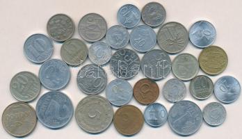 29db-os vegyes magyar és külföldi fémpénz tétel, közte Szlovákia, Szovjetunió, Svédország T:2,2- 29pcs of various metal coins, including Slovakia, Soviet Union, Sweden C:XF,VF