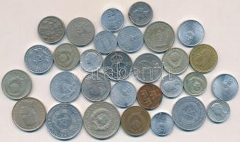 29db-os vegyes magyar és külföldi fémpénz tétel, közte Szlovákia, Szovjetunió, Svédország T:2,2-
29...