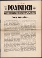 1940 Bp., Ppainlich, zur fröchlichen Erinnerungan Ppainlichetage, 12p