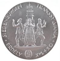 Kiss Nagy András (1930-1997) 1973. "Magyar Nemzetért / Erdély" Ag emlékérem (62,6g/0,999/4...