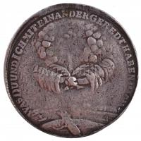 ~1800-1900. "Barátod ne feledd - Sirák XXXVII" XVIII. századi emlékérem öntött fém repliká...