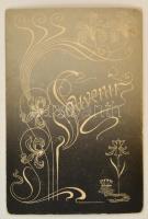 cca 1890-1900 Albán katona kemányhátú fotója, 16x11 cm