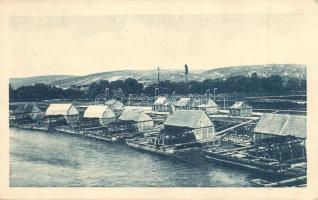 Galgóc, Hlohovec; Mlyny na Váhu, J. Bistiková / vízi malmok a Vág partján / water mills on the riverside (EK)