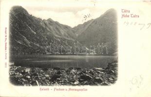 Tátra, Halastó / Fischsee, Meeraugespitze / lake