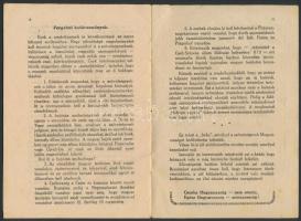 1920 Bp., A magyar "béke", ismerteti Dr. Gerevich Zoltán miniszteri tanácsos, kiadja Horny...