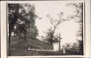 Ercsi Báró Eötvös-emlék Foto AK