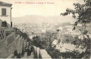 Fiume, Panorama e strada di Tersato