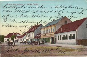 Nagygorica, Velika Gorica; Glavni trg / Fő tér, bank / main square, bank, K.u.K. Etappen-Pferde-Depot 2/4. II. Sektion (EK)