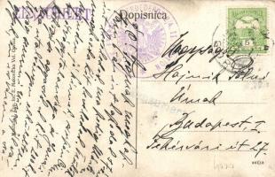 Nagygorica, Velika Gorica; Glavni trg / Fő tér, bank / main square, bank, 'K.u.K. Etappen-Pferd...