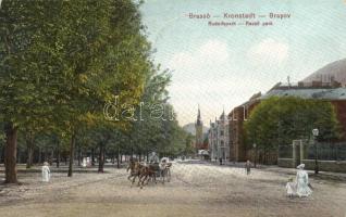 Brassó, Kronstadt, Brasov; Rudolfspark / Rezső park, Dr. Trenkler Co. kiadása / park (b)