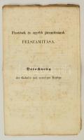 1867 Magyar Királyi Államvasutak Vasútépítészeti Igazgatósága. Fizetések és egyéb járandóságok felszámítása. Magyar és német nyelven 8p.