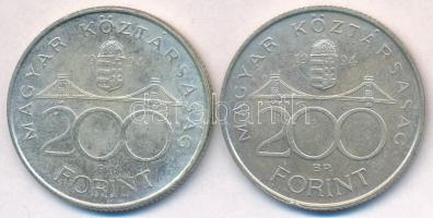 1994. 200Ft Ag "Deák" (2x) T:2