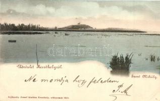 1899 Keszthely, Szent Mihály domb, Sujánszky József kiadása (EK)