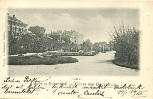 1899 Sopron, Deák tér, L. Kummert kiadása