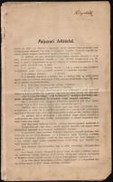 1880 Pályázati feltételek a Budapest-Zimony vasútvonal Újvidék-Zimony szakaszán létesítendő alagutak építésére. 4p.