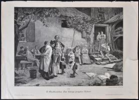 cca 1890 kb. 50 db nagyméretű fametszet és nyomat, Moderne Kunst Illustrierte Zeitschrift VIII. kiad...