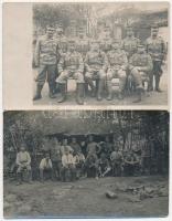11 db RÉGI első világháborús osztrák-magyar katonai fotólap / 11 WWI K.u.K. military photo postcards