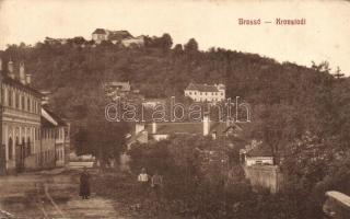 Brassó, Kronstadt, Brasov; utcakép, Brassói Lapok kiadása / street view (EK)