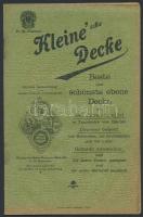 1897 Építési murva gyár képes bemutató és reklám kiadványa német nyelven. / Rubble catalogue with pictures 16p.