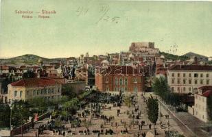 Sibenik, Sebenico; Poljana / square, market (EK)