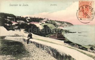 Zakynthos, Zante; Acrotiri / cape, bay, T. Schwidernoch, TCV card (EK)