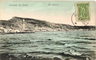 Zakynthos, Zante; Vue generale / general view, T. Schwidernoch, TCV card