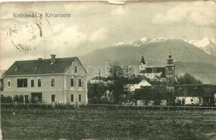 Komenda s Krvavcem, tower (wet corner)