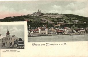 Marbach a. d. Donau, General view, Josef Achleitner's Hotel zum schwarzen Adler