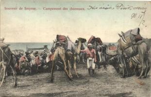 Izmir, Smyrna; Campement des chameaux / Camel camps (EK)