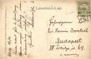 1907 K.u.K. lovaskatonák, gyakorlat / K.u.K. cavalry units on field practice, Pobuda Alfred photo (r...