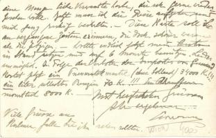 Vienna, Wien; Zu Vermiten Atelier, Kais. und. König. Tabak Trafik / street view with tobacco shop, a...