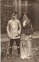 Unser Kronprinzenpaar / Wilhelm, German Crown Prince and Duchess Cecilie of Mecklenburg-Schwerin (pinholes)