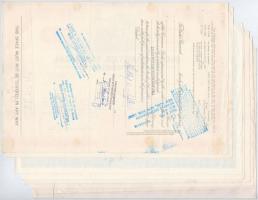 Amerikai Egyesült Államok 1930-1978. 8db-os részvény tétel, közte "King's Department Store...