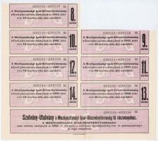 Budapest 1927. "Mezőgazdasági Ipar-Részvénytársaság" 10 részvénye egyben összesen 150 peng...