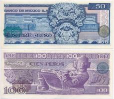 Mexikó 1978. 50P + 1979. 100P T:I,I-
Mexico 1978. 50 Pesos + 1979. 100 Pesos C:UNC,AU