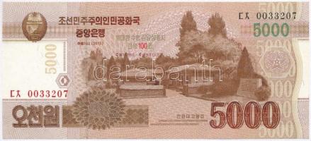 Észak-Korea 2013. 5000W 100 éve született Kim Ir Szen emlékkiadás T:I North Korea 2013. 5000 Won 10th Anniversary of Kim Il-sung commemorative issue C:UNC