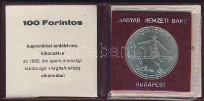1982. 100Ft "Labdarúgó VB" T:PP Eredeti tokban, tanúsítvánnyal!
