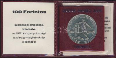 1982. 100Ft "Labdarúgó VB" T:PP Eredeti tokban, tanúsítvánnyal!