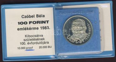1983. 100Ft "Czóbel" T:PP Eredeti tokban, tanúsítvánnyal!