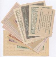 Ausztria 1920. 10-80h (20xklf) utalvány és szükségpénz, többek között Mauthausen, Pochlarn, Krummnus...