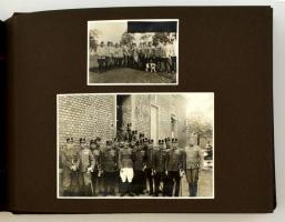 cca 1930 Rákospalota-Pestújhelyi katonai lovarda fotói, 52 db, csoportképek, katonai lovas gyakorlat...