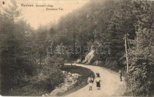 Resica, Resita; Dományi-völgy / Domaner Tal / valley road (lyuk / pinhole)