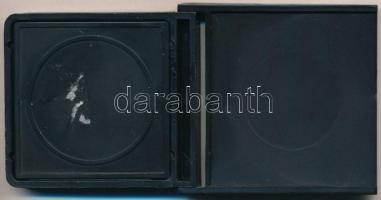 DN "Állami Biztosító" Ag bélyeg formájú emlékérem, műanyag védőtokban (3,23g/0.800/22x28mm...