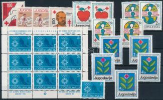 1982-1984 kényszerfeláras bélyegek 7 klf  kiadás  + 1 kisív 1982-1984 Compulsory surtax stamps 7 dif...