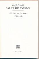 Gróf László: Carta Hungarica. Térképgyűjtemény (1540-1841). Bp., 1988, Inter Press. Kiadói papírköté...