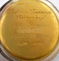 Ezüst (Ag.) Anker Praezision 15 Rubis Spiral-Breguet svájci zsebóra, másodpercmutatós számlappal(haj...