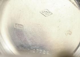 Ezüst (Ag.) Anker Praezision 15 Rubis Spiral-Breguet svájci zsebóra, másodpercmutatós számlappal(haj...