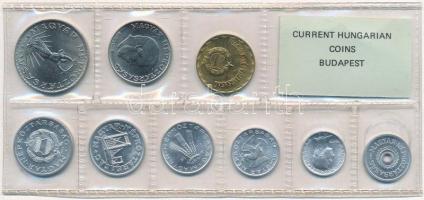 1977. 2f-10Ft (9xklf) érmés forgalmi sor fóliatokban T:1
Adamo FO10